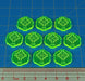 LITKO Aim Tokens, Compatible with Star Wars: Legion, Fluorescent Green (10)-Tokens-LITKO Game Accessories