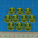 LITKO Weapon Destroyed Tokens Compatible with Star Wars: Legion, Transparent Yellow (10)-Tokens-LITKO Game Accessories