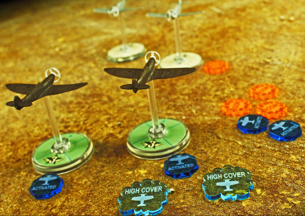 LITKO Boom Token Set Compatible with Blood Red Skies (38)-Tokens-LITKO Game Accessories