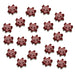 LITKO Flesh Wound Tokens compatible with WH: KT, Translucent Red (15)-Tokens-LITKO Game Accessories
