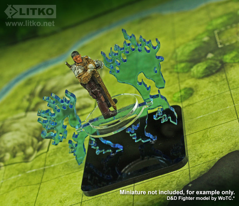 LITKO Phantom Steed Character Mount with 2-inch Square Base - LITKO Game Accessories