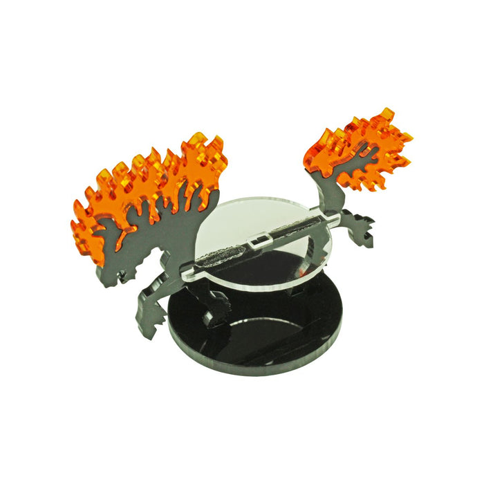 LITKO Nightmare Steed Character Mount with 40mm Circular Base-Character Mount-LITKO Game Accessories