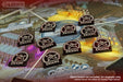 LITKO Doom Tokens Compatible with Arkham 3rd Edition, Translucent Red (10)-Tokens-LITKO Game Accessories