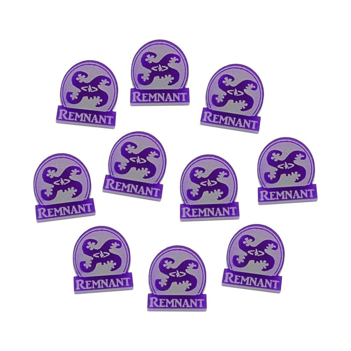 LITKO Remnant Tokens Compatible with Arkham 3rd Edition, Purple (10)-Tokens-LITKO Game Accessories