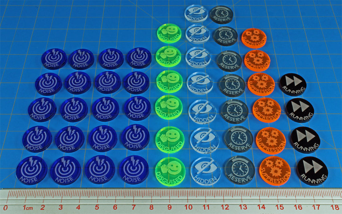 LITKO Game Upgrade Set Compatible with Black Ops, Multi-Color (50)-Tokens-LITKO Game Accessories