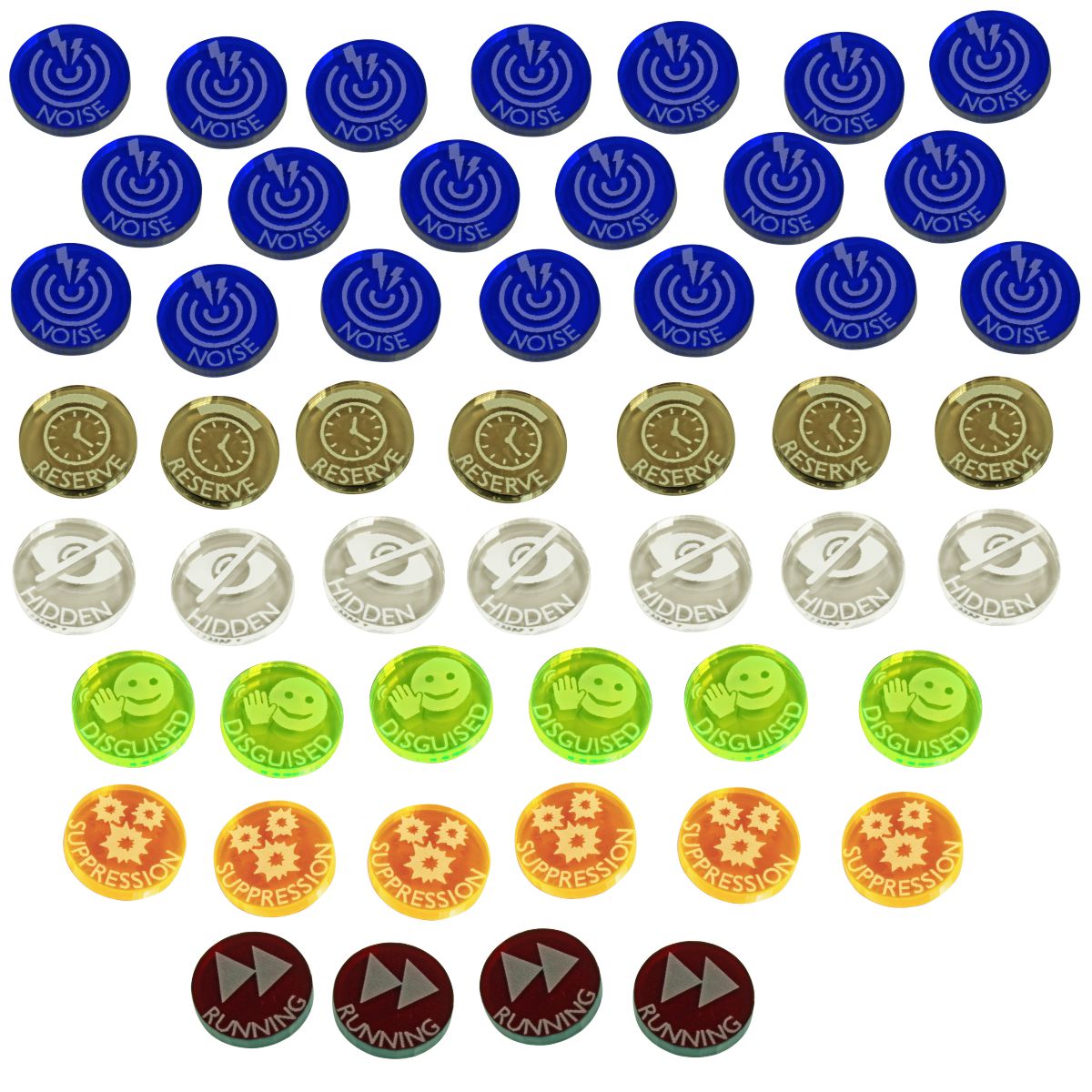 Litko Special Forces Status Token Set | Black Ops — LITKO Game Accessories