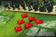 LITKO Cohesion Tokens Numbered 1-6 Compatible with Dux Bellorum, Red (12)-Tokens-LITKO Game Accessories