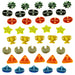 LITKO Adventure Token Set compatible with the Savage Worlds Game System, Multi-Color (40)-Tokens-LITKO Game Accessories