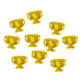 LITKO Conviction Tokens compatible with the Savage Worlds Game System, Transparent Yellow (10) - LITKO Game Accessories