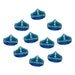 LITKO Exhausted Tokens compatible with the Savage Worlds Game System, Fluorescent Blue (10)-Tokens-LITKO Game Accessories