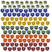 LITKO Power Tokens compatible with GoT Board Game, Multi-Color (120)-Tokens-LITKO Game Accessories