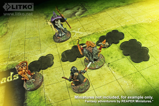 LITKO Large Smoke Tokens (5)-Tokens-LITKO Game Accessories