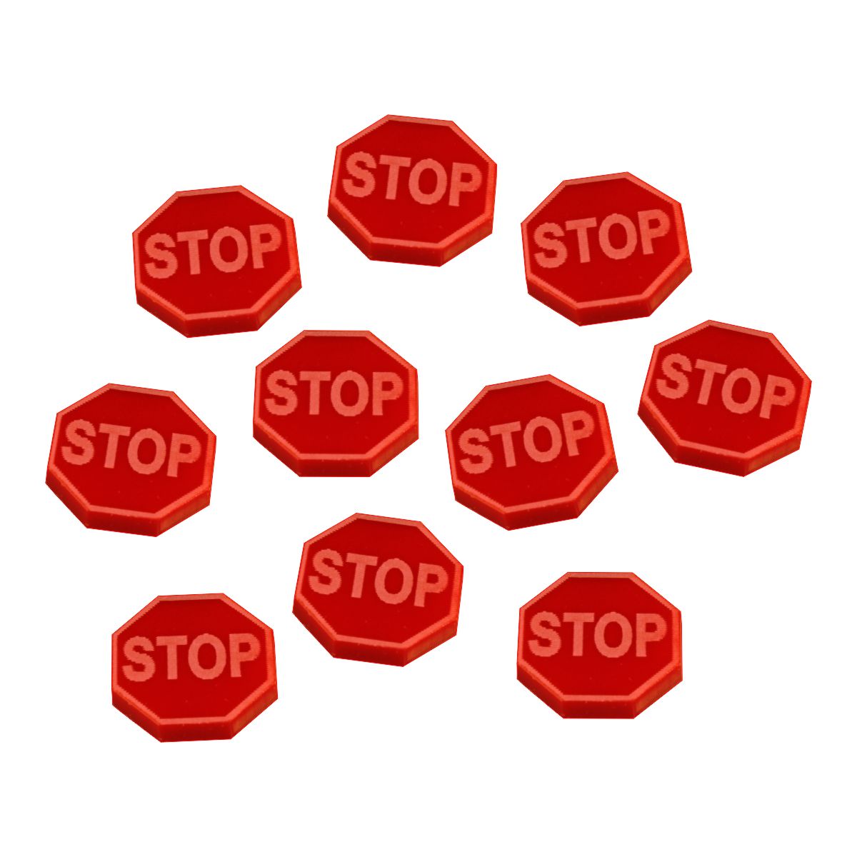 Stop Sign Tokens | Gaslands | Status Markers — LITKO Game Accessories