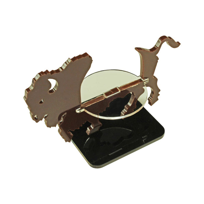 LITKO Bison Character Mount with 2-inch Square Base, Brown-Character Mount-LITKO Game Accessories