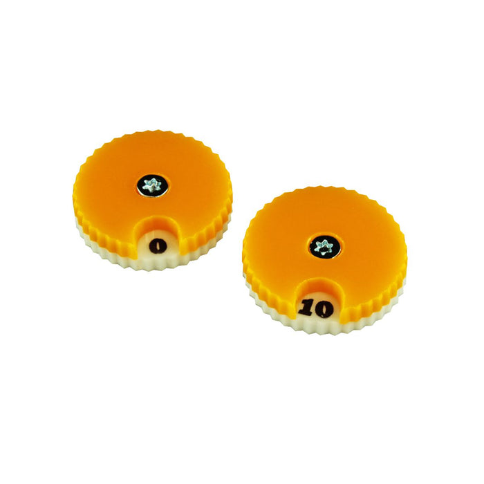 LITKO Circular Combat Dials, Numbered 0-10, Gold (2)-Status Dials-LITKO Game Accessories