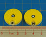 LITKO Circular Combat Dials, Numbered 0-10, Yellow (2)-Status Dials-LITKO Game Accessories