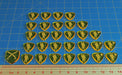 LITKO Yellow Player House and Force Tokens compatible with Dune Board Game, Transparent Yellow (30) - LITKO Game Accessories