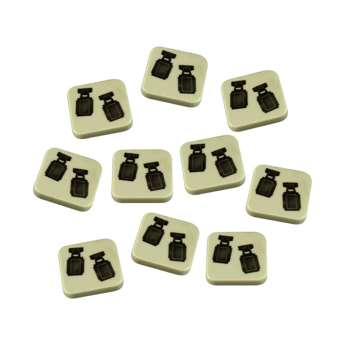 LITKO Axis Artillery Ground Target Tokens Compatible with BRS, Grey (10) - LITKO Game Accessories