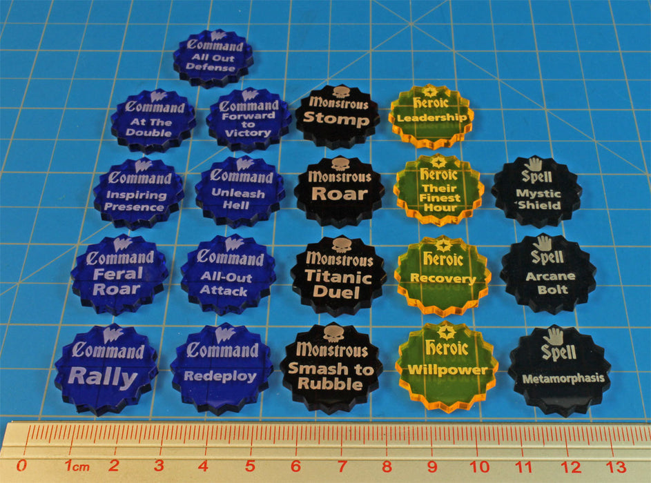 LITKO Ability Token Set Compatible with AoS 3rd Edition (20)-Tokens-LITKO Game Accessories