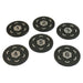 LITKO Objective Tokens Numbered 1-6 Compatible with WH: KT 2nd Edition, Translucent Grey (6)-Tokens-LITKO Game Accessories