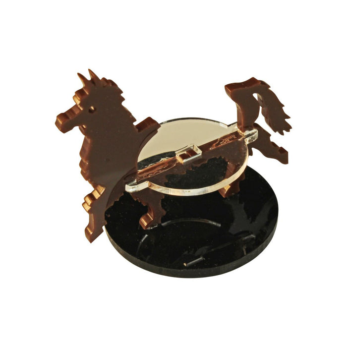 LITKO Llama Character Mount with 40mm Circular Base, Brown-Character Mount-LITKO Game Accessories