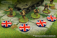 LITKO Premium Printed WWII Large Faction Tokens, Great Britain Union Jack (10) - LITKO Game Accessories