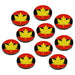 LITKO Premium Printed WWII Large Faction Tokens, Canadian Commonwealth (10)-Tokens-LITKO Game Accessories