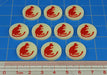 LITKO Premium Printed WWII North Africa Campaign Tokens, British Army Desert Rats (10)-Tokens-LITKO Game Accessories