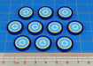 LITKO Premium Printed WWII Pacific Theater Tokens, New Zealand Air Force Roundel (10) - LITKO Game Accessories
