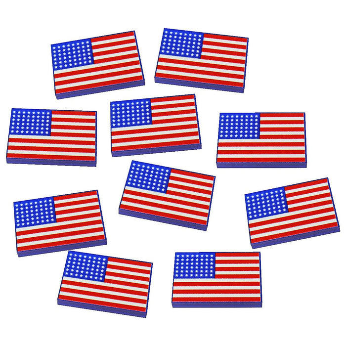 LITKO Premium Printed WWII Flag Tokens, American Flag (10)-Tokens-LITKO Game Accessories