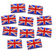 LITKO Premium Printed WWII Flag Tokens, United Kingdom Flag (10)-Tokens-LITKO Game Accessories