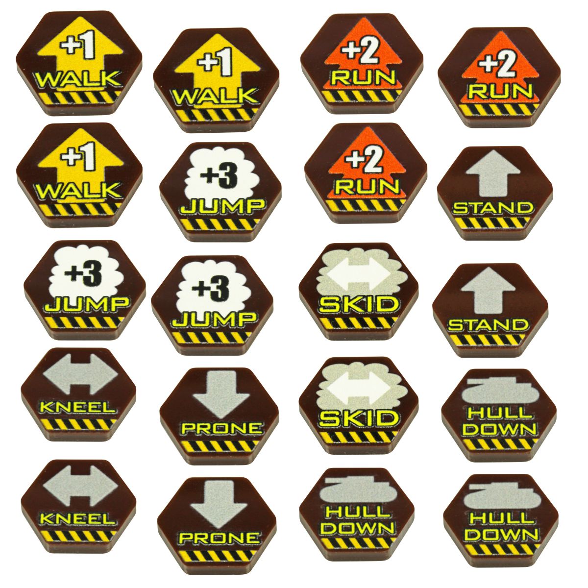 Combat Maneuvers Tokens | BattleTech |Alpha Strike — LITKO Game Accessories