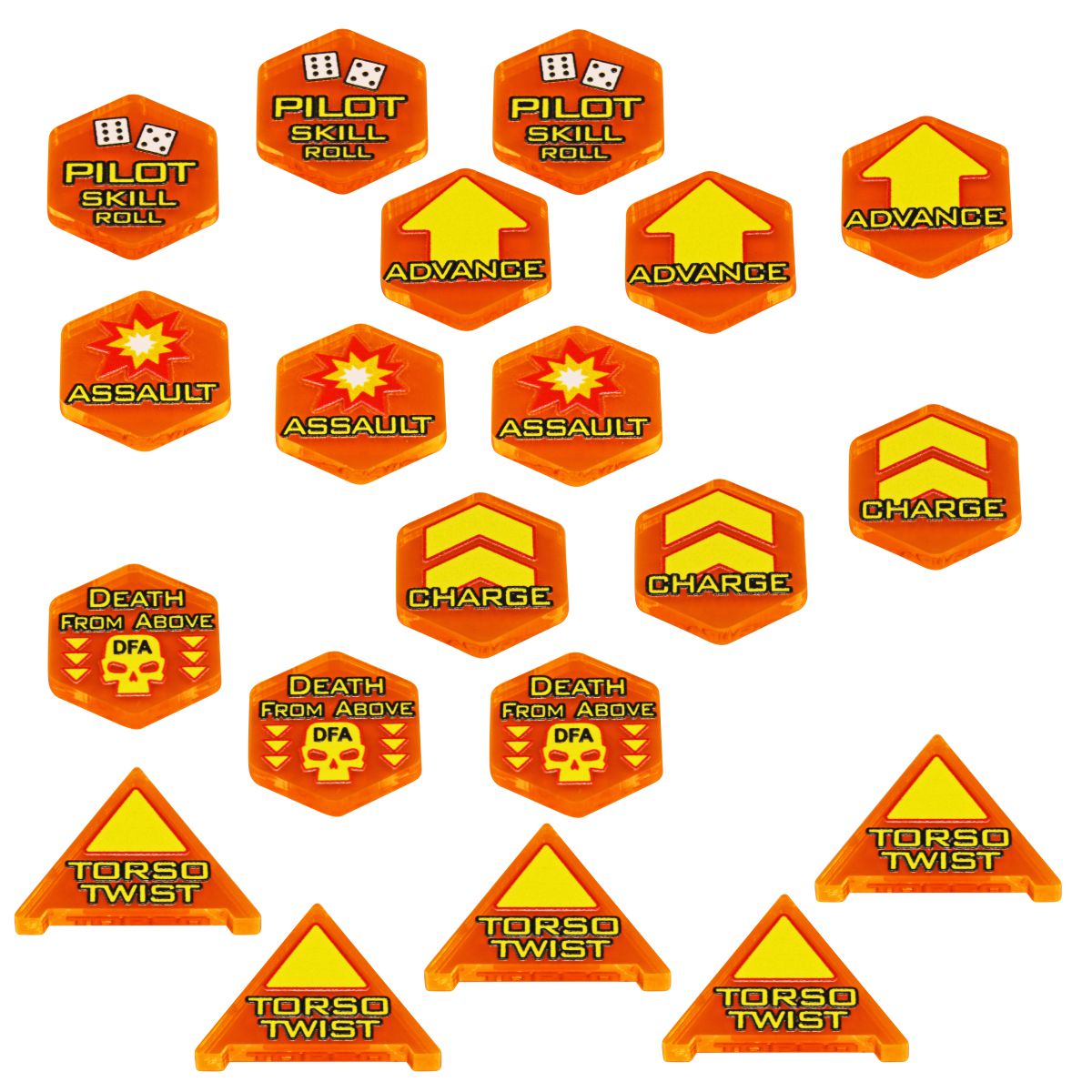 Battletech Locust Token Mecha Combat Actions Token Set | BattleTech | Alpha Strike — LITKO Game ...