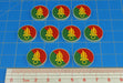 LITKO Premium Printed WWII Faction Tokens, French Foreign Legion (10)-Tokens-LITKO Game Accessories