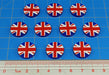 LITKO Premium Printed WWII Faction Tokens, Great Britain Union Jack (10)-Tokens-LITKO Game Accessories
