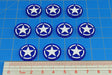 LITKO Premium Printed WWII Faction Tokens, United States Pacific Command (10)-Tokens-LITKO Game Accessories