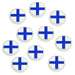 LITKO WWII Winter War Finland Civil Ensign Tokens (10)-Tokens-LITKO Game Accessories