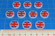 LITKO WWII Winter War United Kingdom Union Jack Tokens (10)-Tokens-LITKO Game Accessories