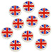 LITKO WWII Winter War United Kingdom Union Jack Tokens (10)-Tokens-LITKO Game Accessories