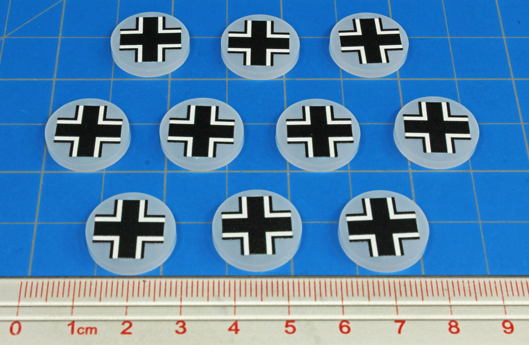 LITKO WWII Winter War German Luftwaffe Tokens (10)-Tokens-LITKO Game Accessories