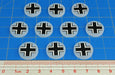 LITKO WWII Winter War German Luftwaffe Tokens (10)-Tokens-LITKO Game Accessories