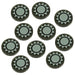 LITKO Premium Printed WWII Night War Faction Tokens, Chinese Kuomintang (10)-Tokens-LITKO Game Accessories
