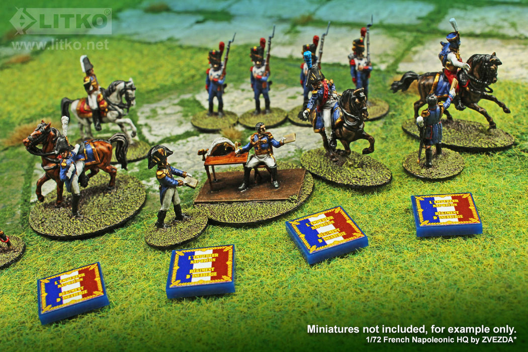 LITKO Premium Printed Napoleonic Era Tokens, France 1812 Army Standard (10)-Tokens-LITKO Game Accessories