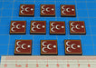 LITKO Premium Printed Napoleonic Era Tokens, Ottoman Army Standard (10)-Tokens-LITKO Game Accessories