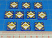 LITKO Premium Printed Napoleonic Era Tokens, Westphalia Army Standard (10)-Tokens-LITKO Game Accessories