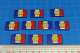 LITKO Premium Printed Napoleonic Era Tokens, Napoleonic French Flag (10)-Tokens-LITKO Game Accessories