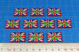 LITKO Premium Printed Napoleonic Era Tokens, Britain Imperial Crown Flag (10)-Tokens-LITKO Game Accessories