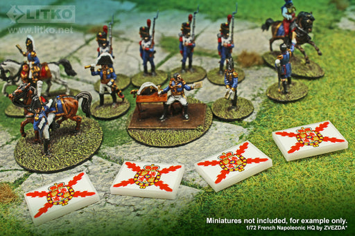 LITKO Napoleonic Era Tokens Spanish Coat of Arms Flag (10)-Tokens-LITKO Game Accessories