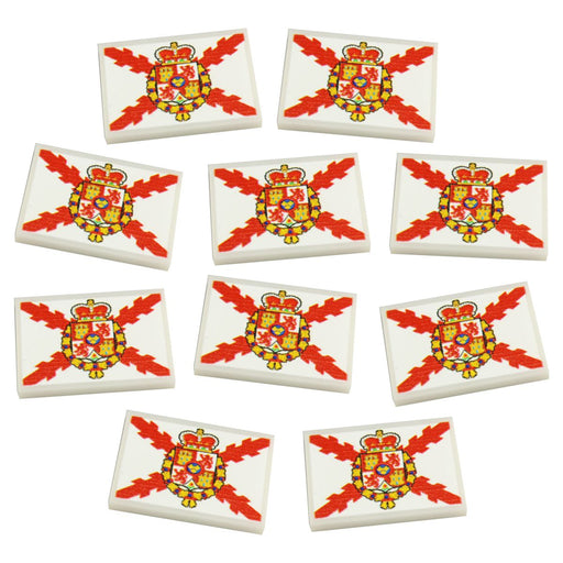 LITKO Napoleonic Era Tokens Spanish Coat of Arms Flag (10)-Tokens-LITKO Game Accessories