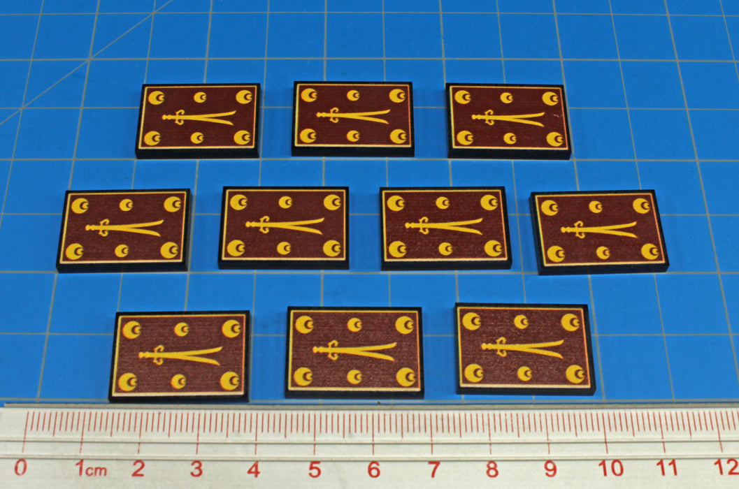 LITKO Napoleonic Era Tokens Ottoman Empire Flag (10)-Tokens-LITKO Game Accessories